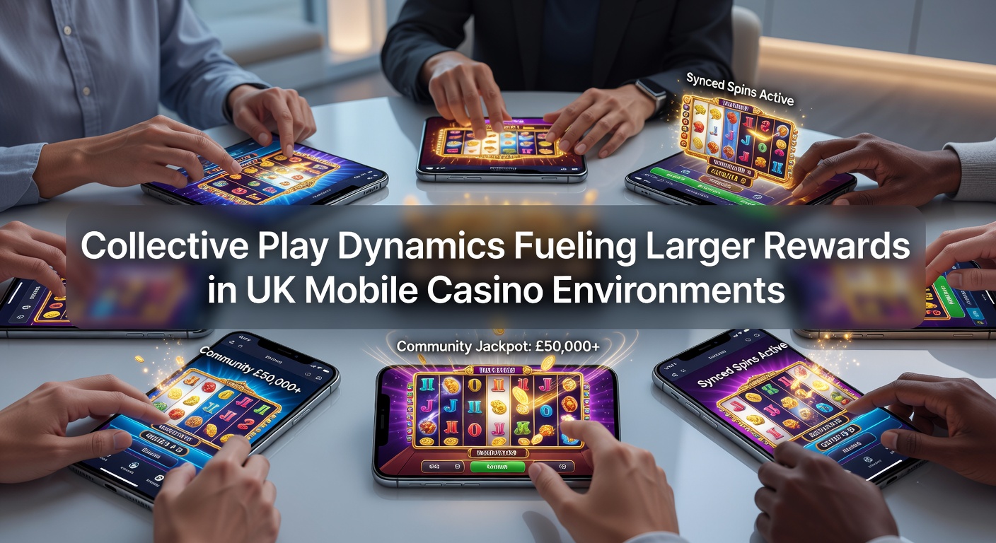 Players engaging in shared mobile casino features across UK networks