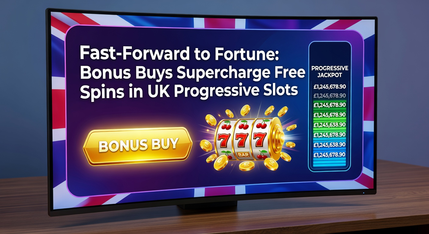 Vibrant slot reels spinning with glowing bonus buy buttons and escalating progressive jackpot meters in a dynamic UK casino interface