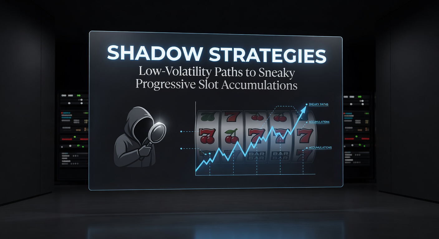 Player interface on a low-volatility progressive slot machine showing steady reel spins and accumulating meter