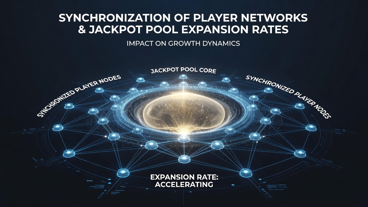 Graph depicting synchronized player activity correlating with accelerated jackpot pool expansion rates over a multi-month period
